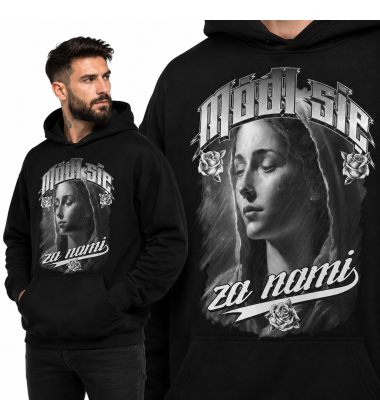 Bluza Chrześcijańska  z kapturem Maria 1